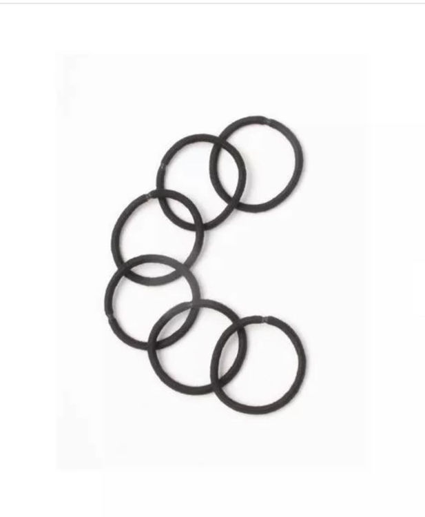 Picture of 7963 / 9631 COTTON MIX ELASTIC BLACK CARD OF 6 4MM THICK